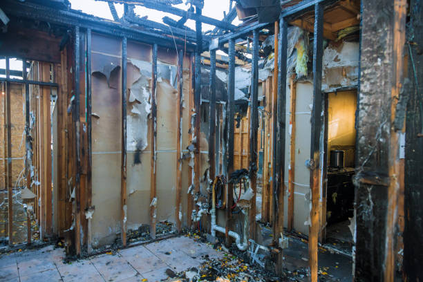 Professional Soot Cleanup technician working in Clayton, NJ